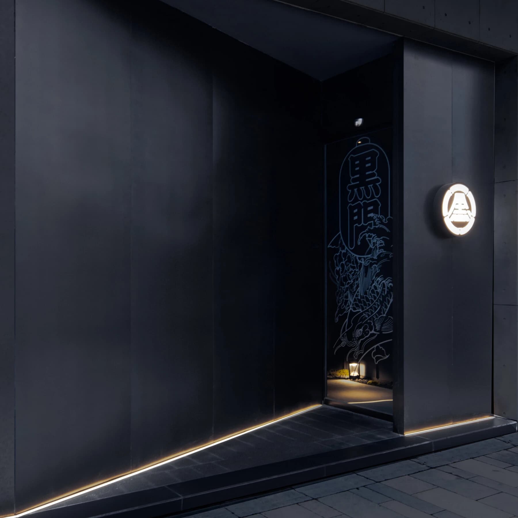 Restaurant doors